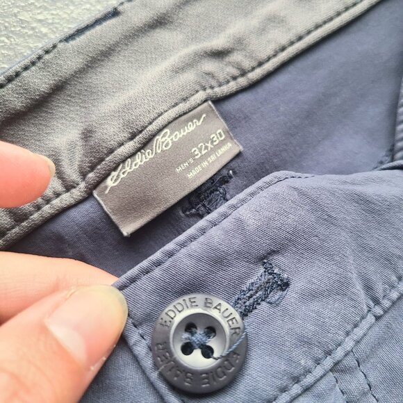 Eddie Bauer Navy Blue Hiking Pants Men's Size 32x30 - Picture 5 of 7